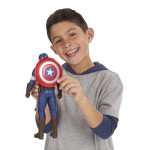 Postavička Kapitán Amerika so štítom a zvukovými efektami